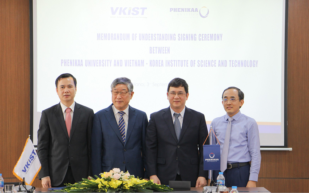 Phenikaa University and Vietnam - Korea Institute of Science and Technology strategically cooperate to promote scientific training and research activities
