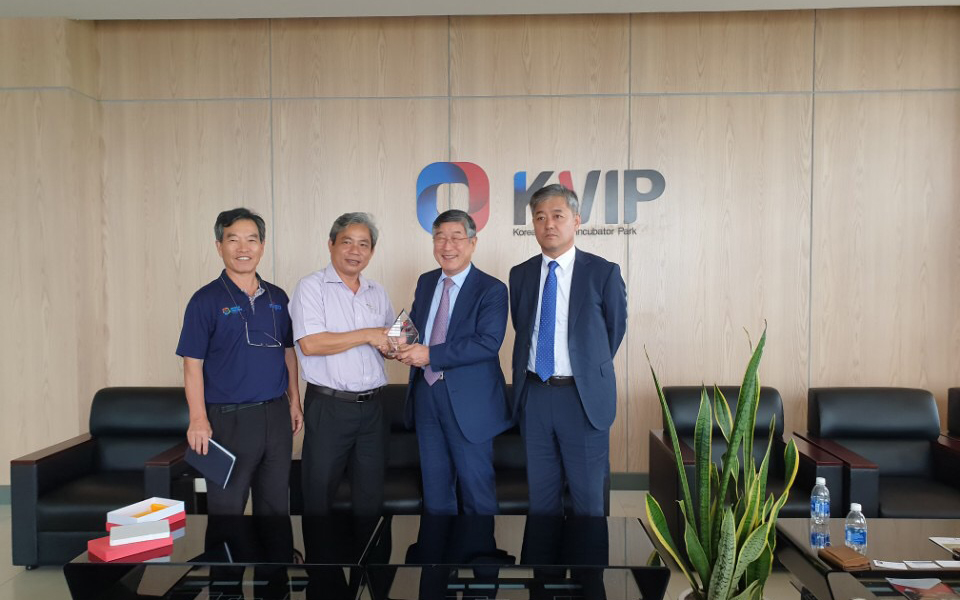 Thăm và làm việc với Vườn ươm công nghệ công nghiệp  Việt Nam – Hàn Quốc (KVIP- Korea - Viet Nam Incubator Park)