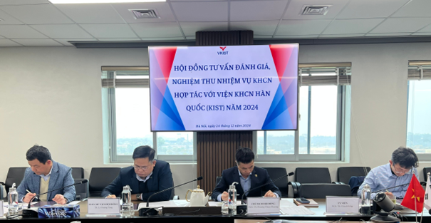 Hội đồng tư vấn đánh giá, nghiệm thu nhiệm vụ khoa học và công nghệ hợp tác với Viện Khoa học và Công nghệ Hàn Quốc (KIST) bắt đầu thực hiện từ năm 2024.