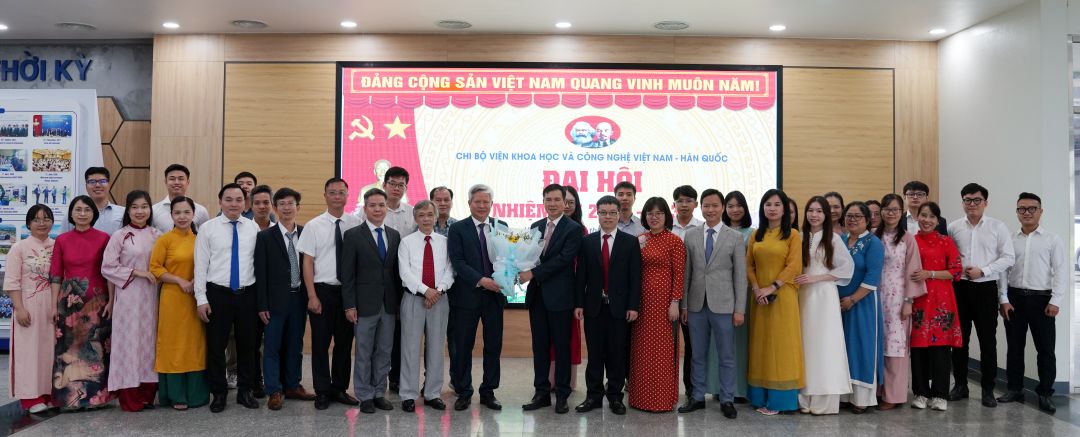 Viện Khoa học và Công nghệ Việt Nam – Hàn Quốc tổ chức thành công Đại hội Chi bộ nhiệm kỳ 2025 – 2030