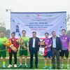 Giao hữu bóng đá chào mừng ngày thành lập Đoàn TNCS Hồ Chí Minh