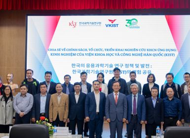 Chia sẻ về chính sách, tổ chức, triển khai nghiên cứu KHCN ứng dụng: Kinh nghiệm của Viện Khoa học Công nghệ Hàn Quốc