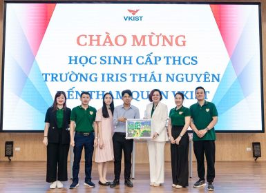 VKIST đón học sinh  IRIS Thái Nguyến cấp THCS đến tham quan và trải nghiệm khoa học
