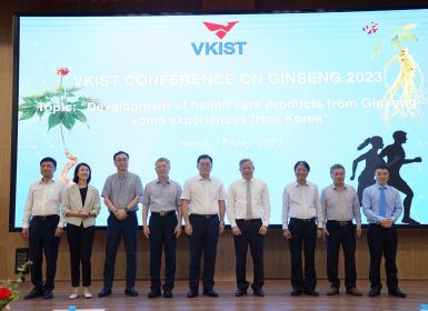 VKIST tổ chức Hội thảo “phát triển sản phẩm chăm sóc  sức khỏe từ nhân sâm - một số kinh nghiệm từ hàn quốc”