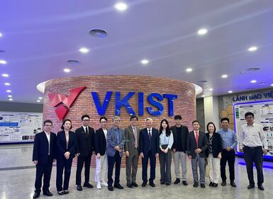 VKIST tiếp đón đoàn Văn phòng Hợp tác Phát triển Quốc tế Hàn Quốc