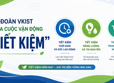 Công đoàn Viện VKIST lan tỏa cuộc vận động “3 tiết kiệm”
