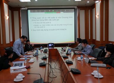 Hội thảo xây dựng quy trình quản lý và triển khai nhiệm vụ khoa học và công nghệ các cấp