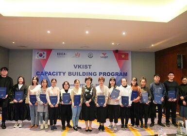 VKIST tham gia Khóa tập huấn do Viện Khoa học và Công nghệ Hàn Quốc (KIST) tổ chức