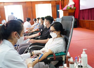 VKIST tham gia Ngày hội hiến máu tình nguyện “Phòng chống và chiến thắng đại dịch COVID-19”