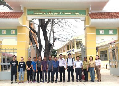 Đoàn công tác VKIST khảo sát địa điểm lắp đặt hệ thống lọc nước nhiễm mặn quy mô nhỏ tại tỉnh Bến Tre