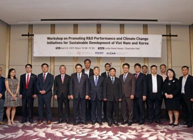 Hội thảo về Nâng cao hiệu quả Nghiên cứu và Triển khai (R&D) và Các sáng kiến về biến đổi khí hậu cho phát triển bền vững của Việt Nam và Hàn Quốc