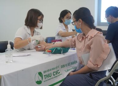 VKIST tổ chức khám sức khỏe định kỳ năm 2021 cho cán bộ viên chức