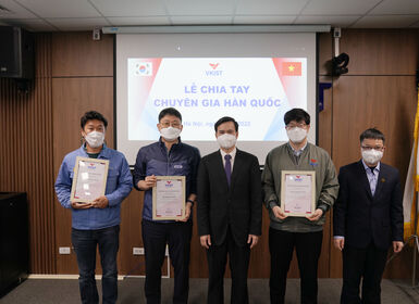 VKIST tổ chức Lễ chia tay chuyên gia Hàn Quốc