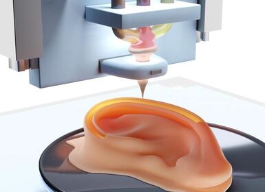 Chiếc tai nhân tạo làm từ mực sinh học chỉ trong mười phút