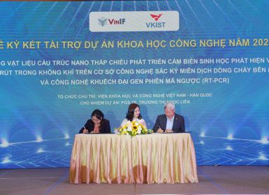 VinIF và VKIST ký kết tài trợ Dự án Khoa học công nghệ năm 2022