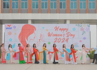 VKIST hân hoan hưởng ứng Tuần lễ Áo dài nhân ngày 08/03
