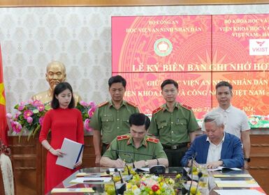 Tăng cường trao đổi, hợp tác giữa Viện VKIST và Học viện An ninh Nhân dân về đảm bảo an ninh mạng