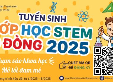 Thông báo tuyển sinh Lớp học STEM 0 đồng năm 2025