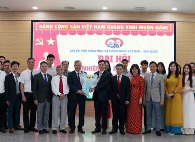 Viện Khoa học và Công nghệ Việt Nam – Hàn Quốc tổ chức thành công Đại hội Chi bộ nhiệm kỳ 2025 – 2030