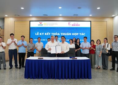 Lễ ký kết Thỏa thuận hợp tác giữa Viện VKIST và Bệnh viện E