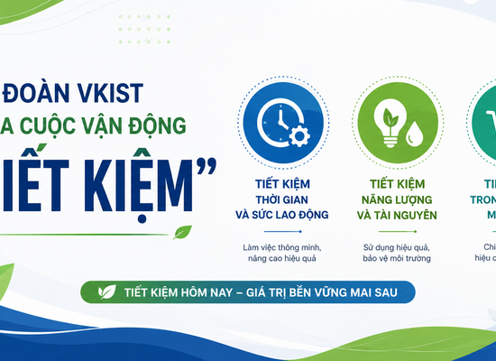 Công đoàn Viện VKIST lan tỏa cuộc vận động “3 tiết kiệm”