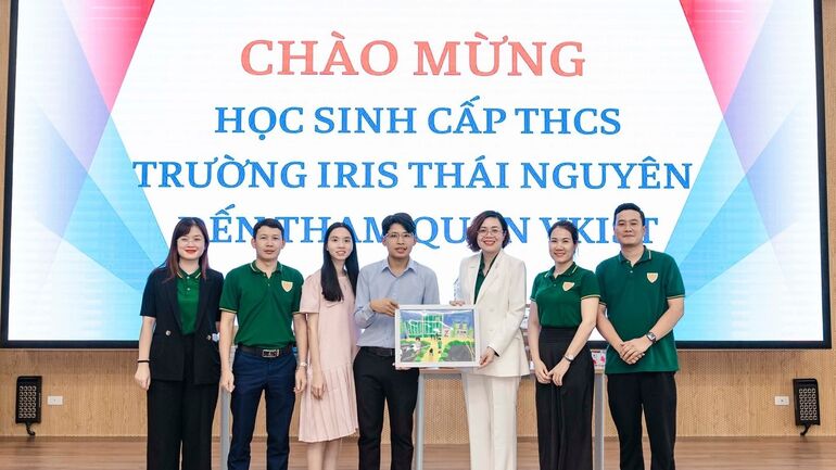 VKIST đón học sinh IRIS Thái Nguyến cấp THCS đến tham quan và trải nghiệm khoa học