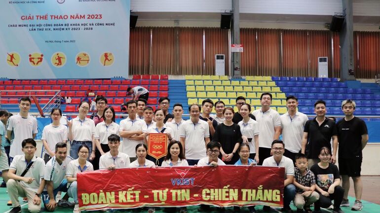 VKIST tham gia Giải thể thao Công đoàn Bộ Khoa học và Công nghệ năm 2023