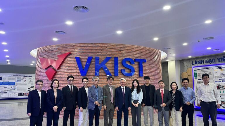 VKIST tiếp đón đoàn Văn phòng Hợp tác Phát triển Quốc tế Hàn Quốc