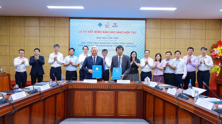Viện VKIST và Đại học Cần Thơ ký kết hợp tác, thúc đẩy nghiên cứu và phát triển công nghệ phục vụ vùng Đồng bằng sông Cửu Long