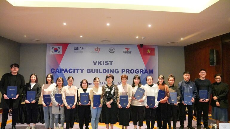 VKIST tham gia Khóa tập huấn do Viện Khoa học và Công nghệ Hàn Quốc (KIST) tổ chức