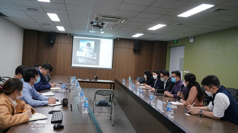 Discussion with the Korean partners to open cooperation opportunities