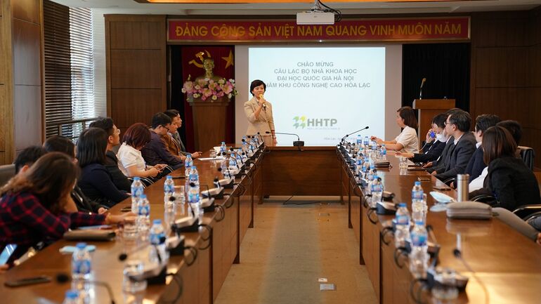 Câu lạc bộ Nhà khoa học Đại học Quốc gia Hà Nội thăm Viện Khoa học và Công nghệ Việt Nam – Hàn Quốc