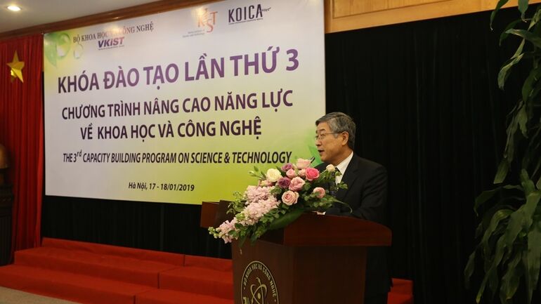 Khóa đào tạo lần thứ 3 Chương trình về nâng cao năng lực khoa học và công nghệ