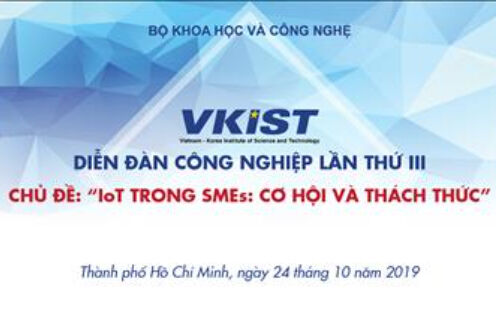 Thư mời tham dự VKIST - Diễn đàn công nghiệp lần thứ III