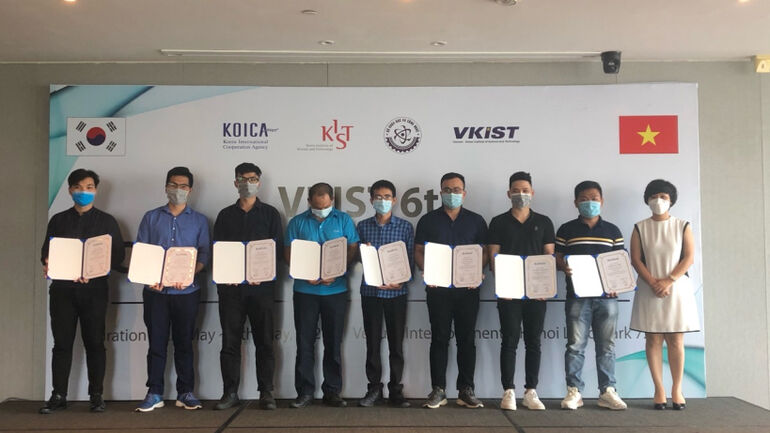 VKIST tham gia Khóa tập huấn trực tuyến lần thứ 05 do Viện Khoa học và Công nghệ Hàn Quốc tổ chức