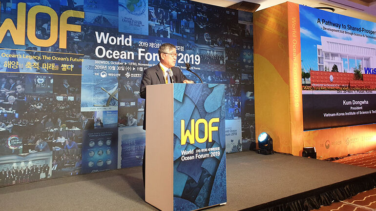 The President of VKIST joined the 13th World Ocean Forum in Busan, Korea