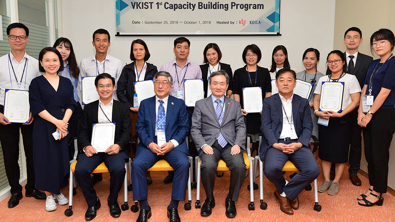 The first training course on Capacity Building, Planning and Construction Management Program at KIST