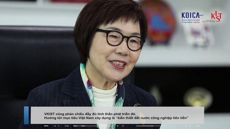 President of KOICA (Headquater of Korea) talked about the project supporting the establishment of VKIST