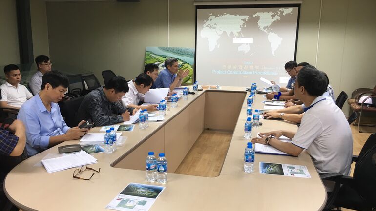 Vice Minister of Science and Technology Ministry inspect VKIST's contruction site