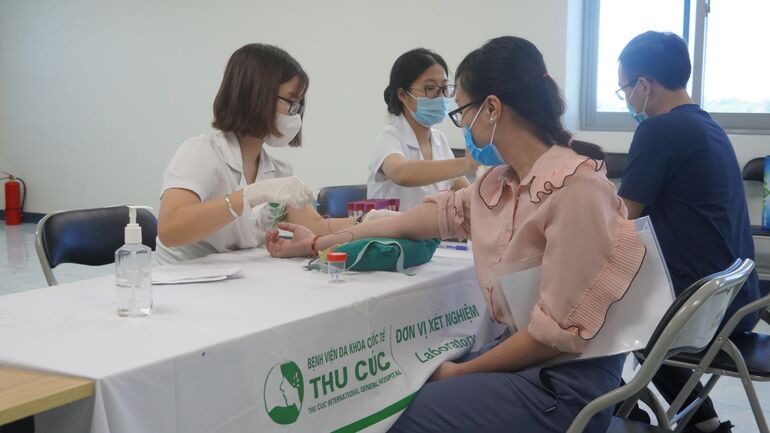 VKIST tổ chức khám sức khỏe định kỳ năm 2021 cho cán bộ viên chức