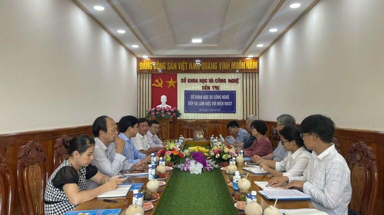 Business trip of VKIST experts in Ben Tre Province