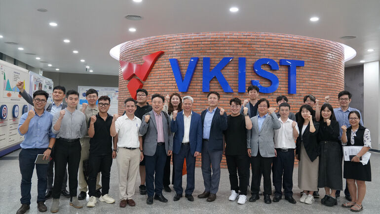 VKIST tiếp đón đoàn doanh nghiệp công nghệ cao INCHEON TECHNOPARK Hàn Quốc