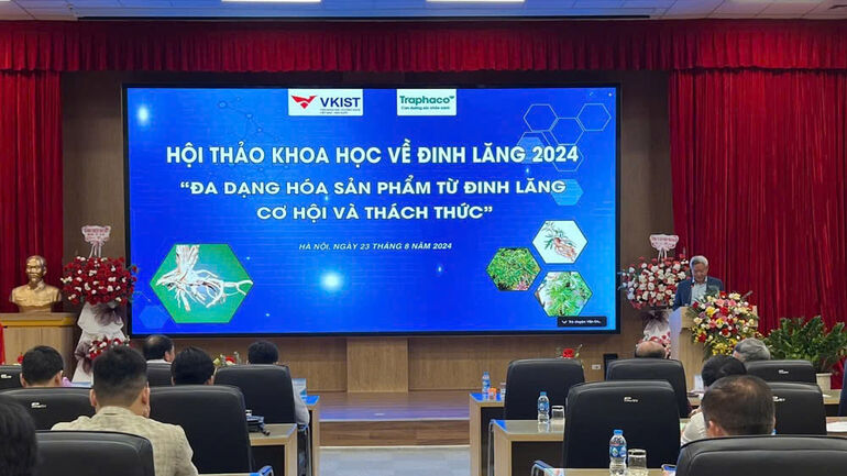VKIST – TRAPHACO tổ chức Hội thảo “Đa dạng hóa sản phẩm từ Đinh lăng - Cơ hội và thách thức”
