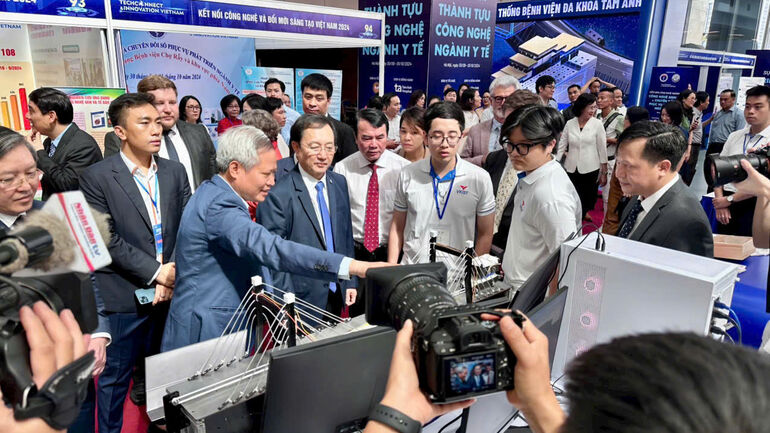 VKIST trình diễn nhiều giải pháp công nghệ tại Techconnect and Innovation VietNam 2024